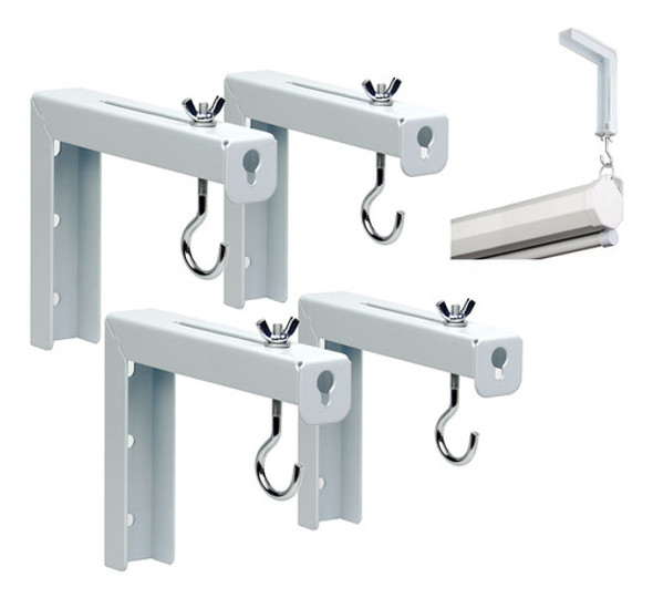 Conjunto De Suportes Para Tela De Projeção De 4 Peças 0