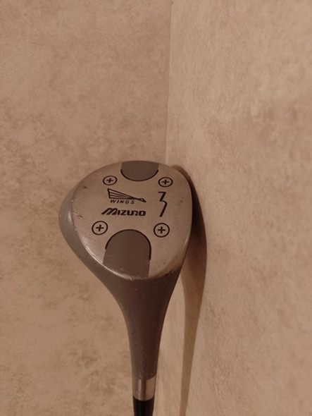 Palo De Golf Madera 3 Mizuno Vara De Acero 0 Palo De Golf Madera 3 Mizuno Vara De Acero 0