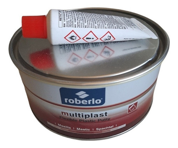 Masilla Para Plasticos Multiplast 2k-1kg Roberlo Oferta 0