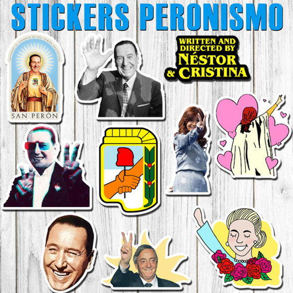 Stickers Peronismo Cfk Evita Nestor 15 Unidades 1 Stickers Peronismo Cfk Evita Nestor 15 Unidades 1