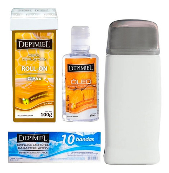 Kit De Depilación Con Sistema Roll-on Depimiel Depikit 1