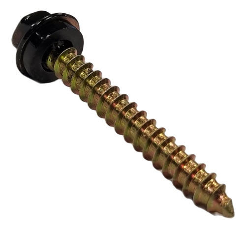 Tornillos Autoperforantes 2,5p Color Negro Chapa-madera 100u 0