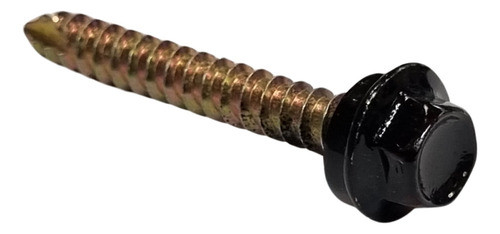 Tornillos Autoperforantes 2,5p Color Negro Chapa-madera 100u 1