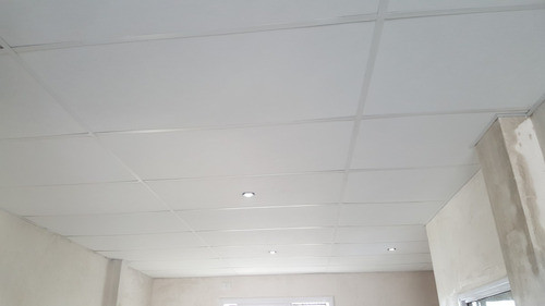 Placa Cielorraso Desmontable Georgian Lana Vidrio No Andina 1