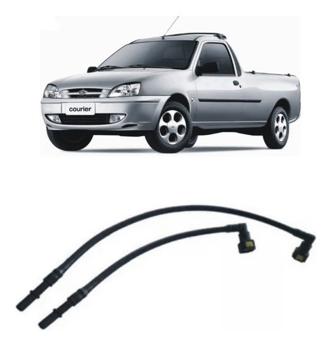 Kit Tubos Combustivel Ford Courier 1.3 8v 1997 Até 2002 0