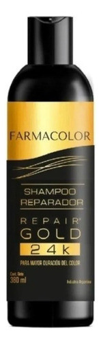 Farmacolor Shampoo Reparador Repair Gold 24k 0