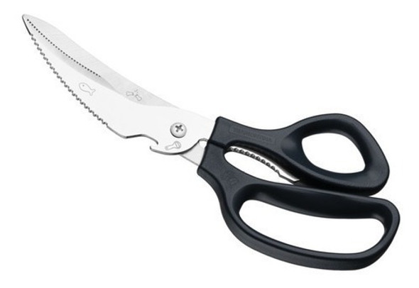 Tijera Cocina Multiuso Tramontina Rompe Nuez 24 Cm Inox 0