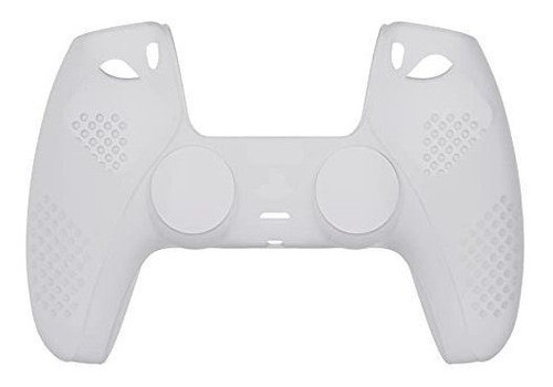 Funda + Sticks Control Playstation 5 Extremerate Clear White 1