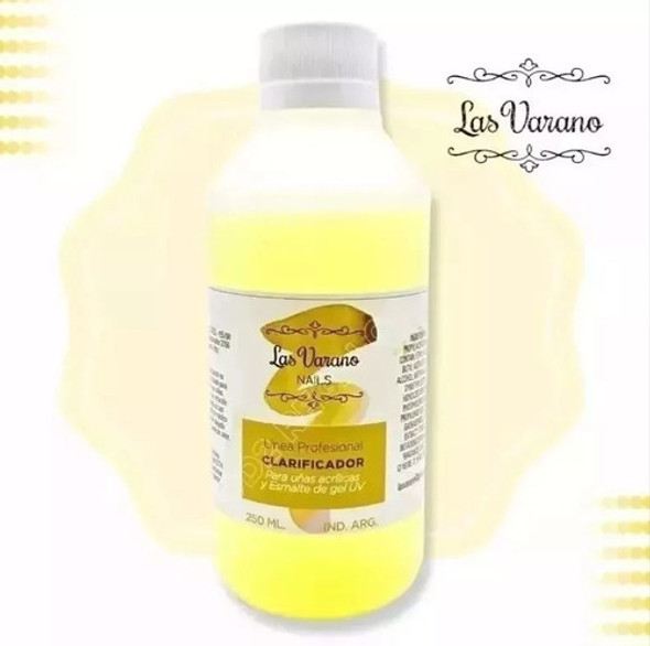 Clarificador Uñas Las Varanos Profesionales 250ml Manicuria 1
