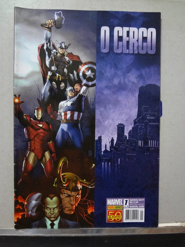 Gibi Hqs O Cerco Nº 1 Vingadores Marvel - Março De 2011 0