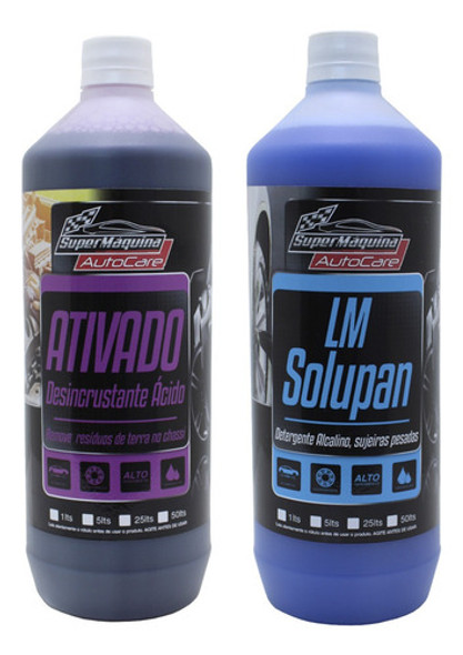 Solupam + Ativado Para Lavagem Automotiva E Peças E Motores 0