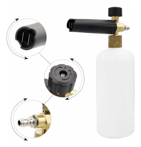 Foam Lance Profesional 1lts Para Hidrolavadora Lanza Espuma 1