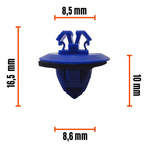 Clip Grampa Traba Fender Moldura Toyota Rav4 X10 C 1
