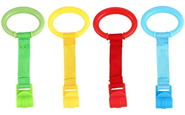 Kisangel 4pcs Baby Play Gym Baby Cuna Pull Ring Baby Bed Sta 0