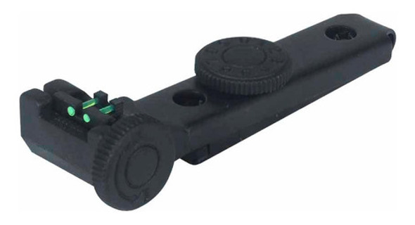 Alça De Mira Ajustável C/ Fibra Óptica Carabina Cbc B19 /b12 1