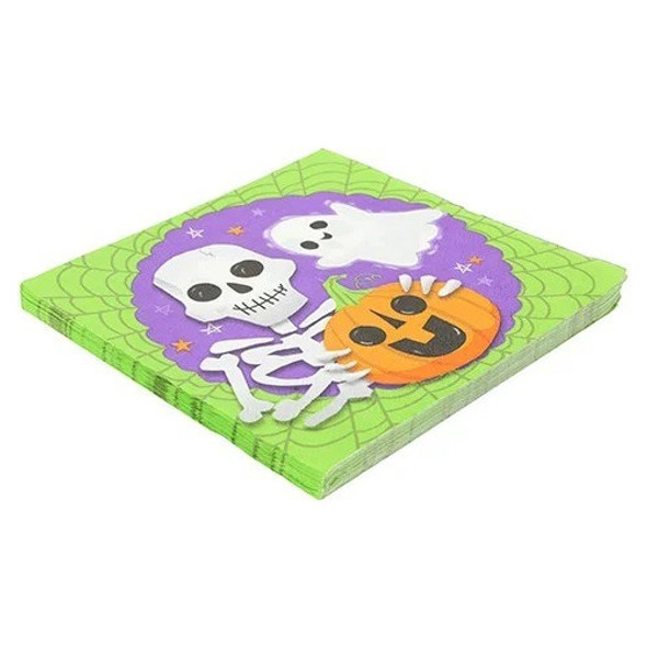 Guardanapo De Papel Luxo Estampado Halloween  - 20 Unidades 0