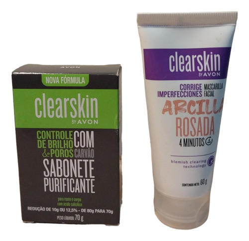 Set X 2 Clearskin Avon Limpieza 0
