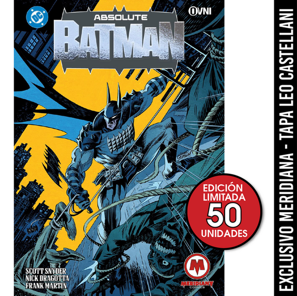 Ovni Press Absolute Batman - Exclusive Leo Castellani Cover - Snyder Dragotta - July 2025 Release