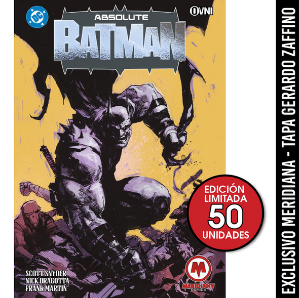 Ovni Press Absolute Batman - Exclusive Gerardo Zaffino Cover | Snyder Dragotta | 192 Pages Hardcover