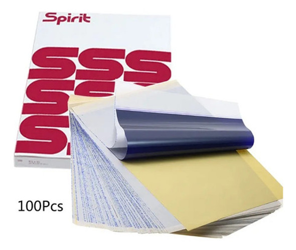 100un Papel Térmico Stencil Decalque Tatuagem Tattoo 1