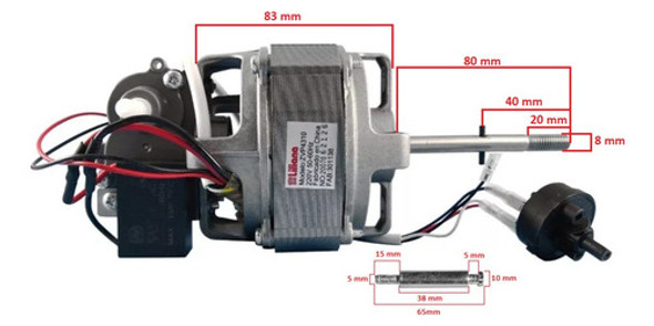 Motor Ventilador De Pie Liliana 24 Original Completo + Envío 1 Motor Ventilador De Pie Liliana 24 Original Completo + Envío 1