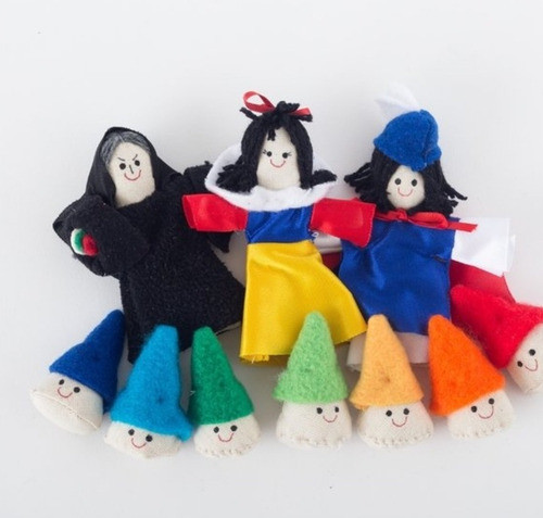 Pack Títeres De Dedo - Blancanieves 0