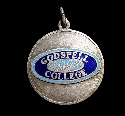 Medalla Esmaltada Godspell College Metal Plateado  -  287 0