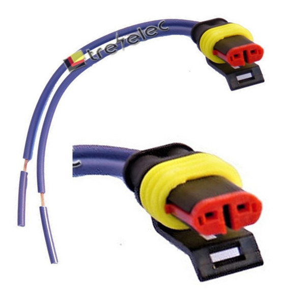 Ficha 2 Vias Sensores Varios Fiat Chevrolet Faros Led 0