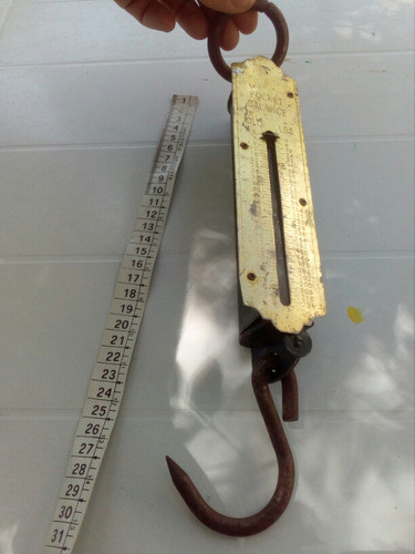Antigua Balanza Pocket Balance Alemana De 100kg De Coleccion 1