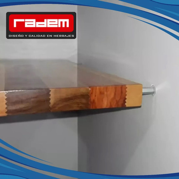 Ménsula Oculta De 17 Cm Soporte Invisible Estante Pack X 4 1