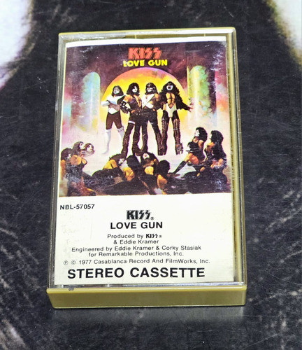 Kiss Cassette Love Gun Sin Cinta Usa De Epoca Casablanca 0