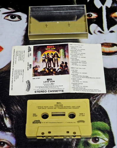 Kiss Cassette Love Gun Sin Cinta Usa De Epoca Casablanca 1