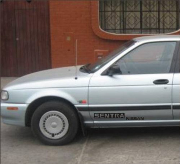 Tuning (ploter) Adhesivo  Nissan Sentra Negro Oracal 8 Piez 1
