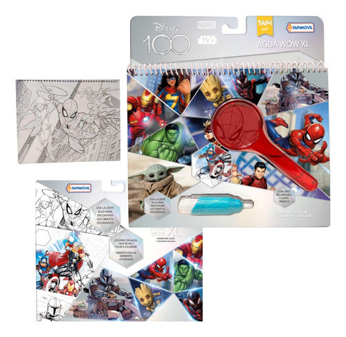 Agua Wow Xl Grande Marvel Colorear Con Agua - Tapimovil 0
