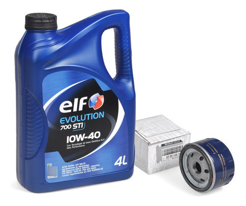 Aceite Elf 10w40 + Filtro Original Renault Logan 1.6 16v 0