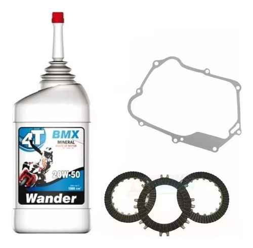 Kit Embrague Aceite + Discos + Junta Gilera Smash 125r 0