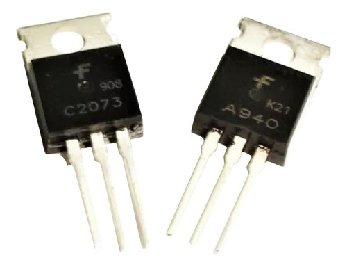 Par Ksa940 + 2sa940 A940 C2073 2sc2073 Ksc2073 To-220 Pnp Np 0