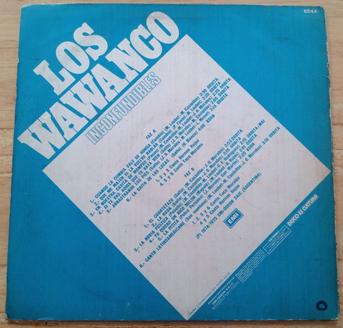 Los Wawanco Inconfundibles Lp Argentino / Kktus 1