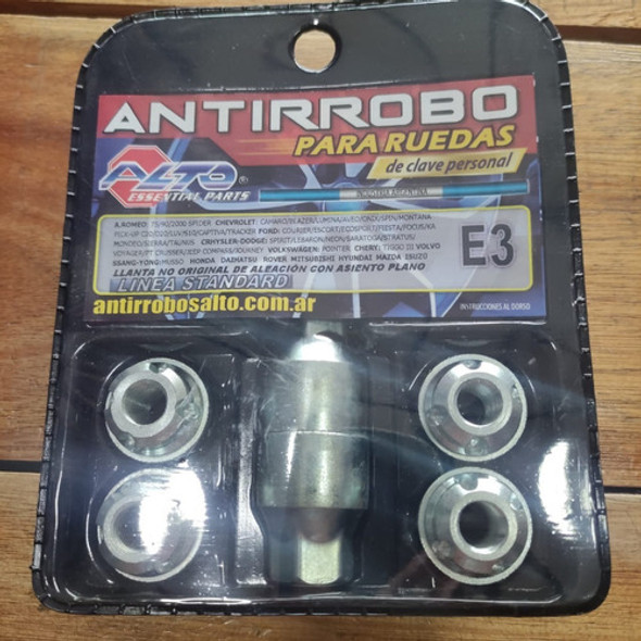 Kit Antirrobo Ford Escort 97 Fiesta Orion Llanta No Original 1