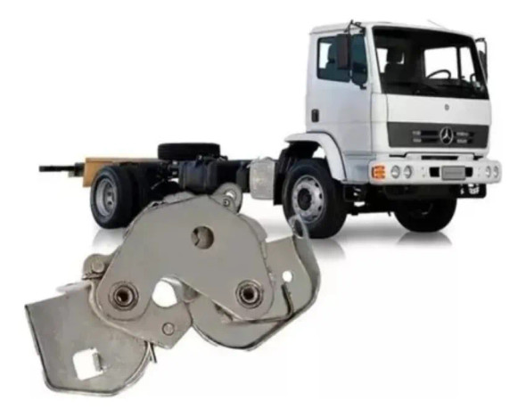Fechadura Trava Cabine Mercedes 1215C 1718 2423 Atron 1719 712C 914C 1723 2423K Cara Chata 1214