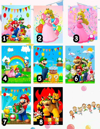 40 Festa Infantil De Morralito Dulcero Bolo Mario Bros-2 1