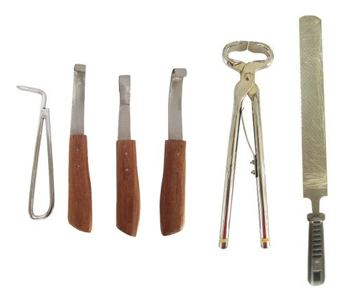 Conj Para Casquear Limpeza De Cavalo Otima Qualidade Oferta 0