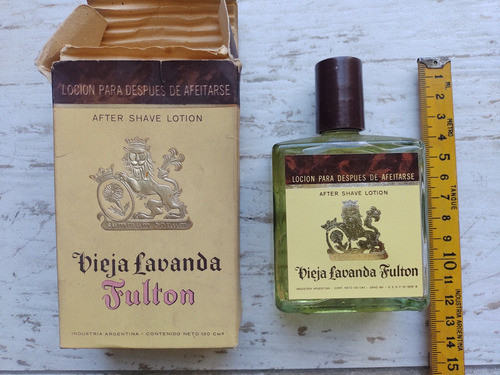 Antigua Locion Después De Afeitar Vieja Lavanda Fulton S/uso 0
