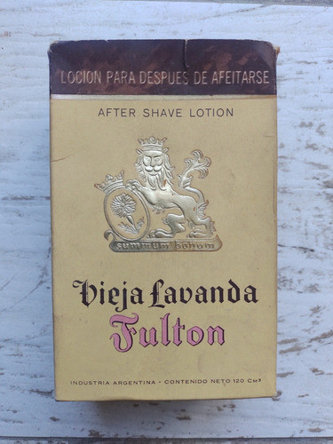 Antigua Locion Después De Afeitar Vieja Lavanda Fulton S/uso 1