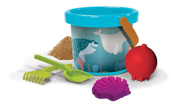 Set De Playa Balde Grande Pala Rastrillo Magic Makers Dor217 0