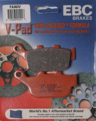 Pastilla Freno Ebc Fa140v Triumph Tiger 800 Xcx   15-18 R 1