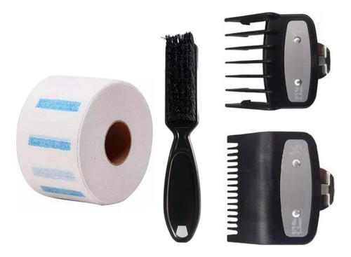 Combo Alzas Clasicas 0,5 Y 1,5 + Fade Cepillo + Papel Cuello 0