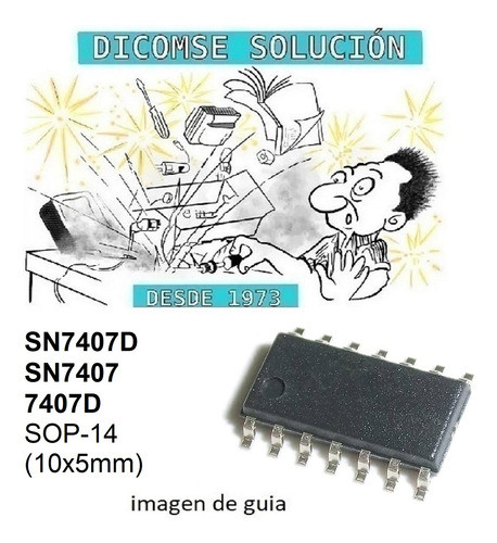 Linea 7400 Sn7407d Dm7407 7407d 7407 (10x5mm) Sop14 1