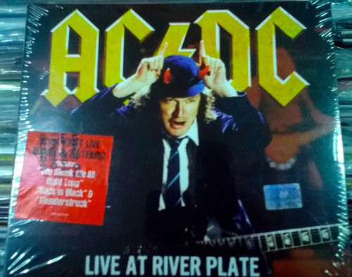 Ac/dc Live At River Plate 2 Cd Nuevo Sellado Amarillo  Kktus 0