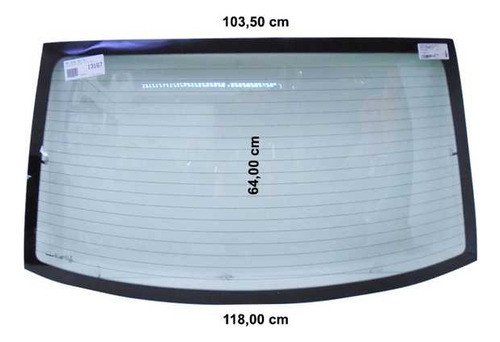 Vidro Traseiro Vigia Chevrolet Astra 2010 Glasstech 1